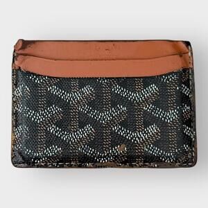 STEAL! Goyard Sulpice Goyardline Card Holder